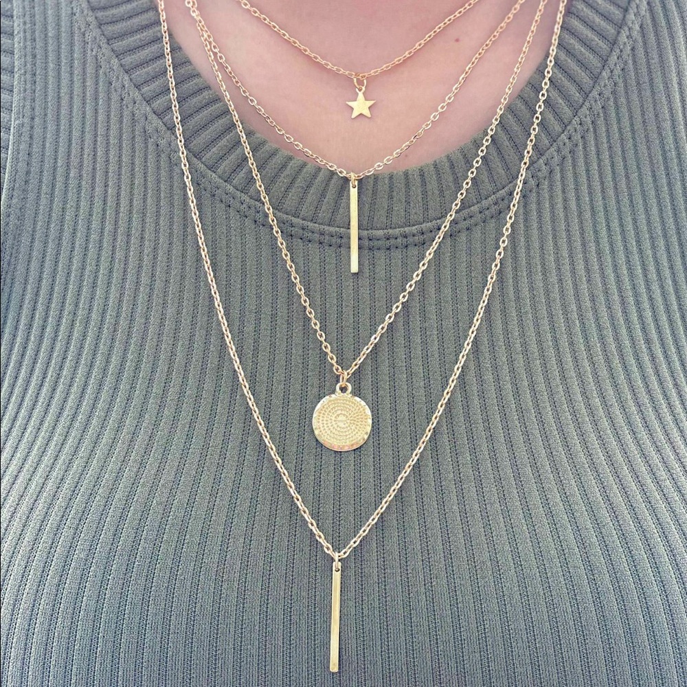 💛Gold Layered Necklace